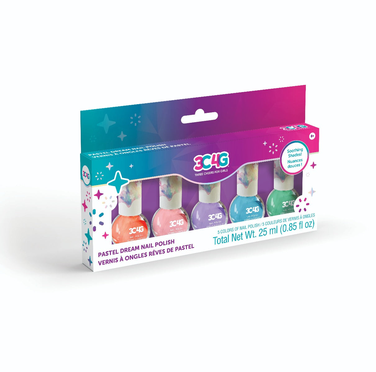 Buy 3C4G Pack of 5 Pastel Dreams Nail Polish | Yallatoys.com