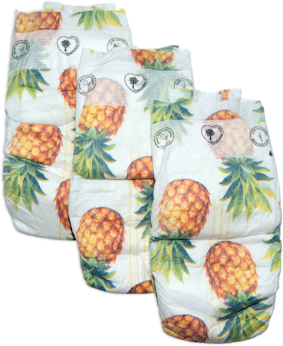Pure Born Organic Bamboo DiapersÂ  New Born 34'S Pure Born Yallatoys