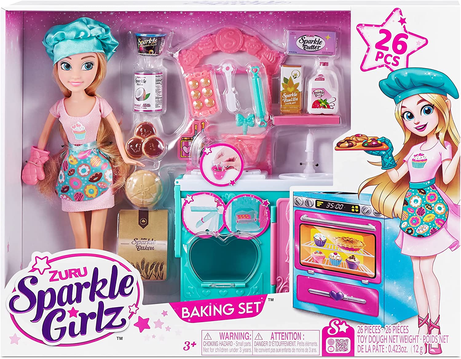 Buy Sparkle Girlz Dolls Playset Dolls Lifestyle 10.5inch Doll Bake Off | Yallatoys.com