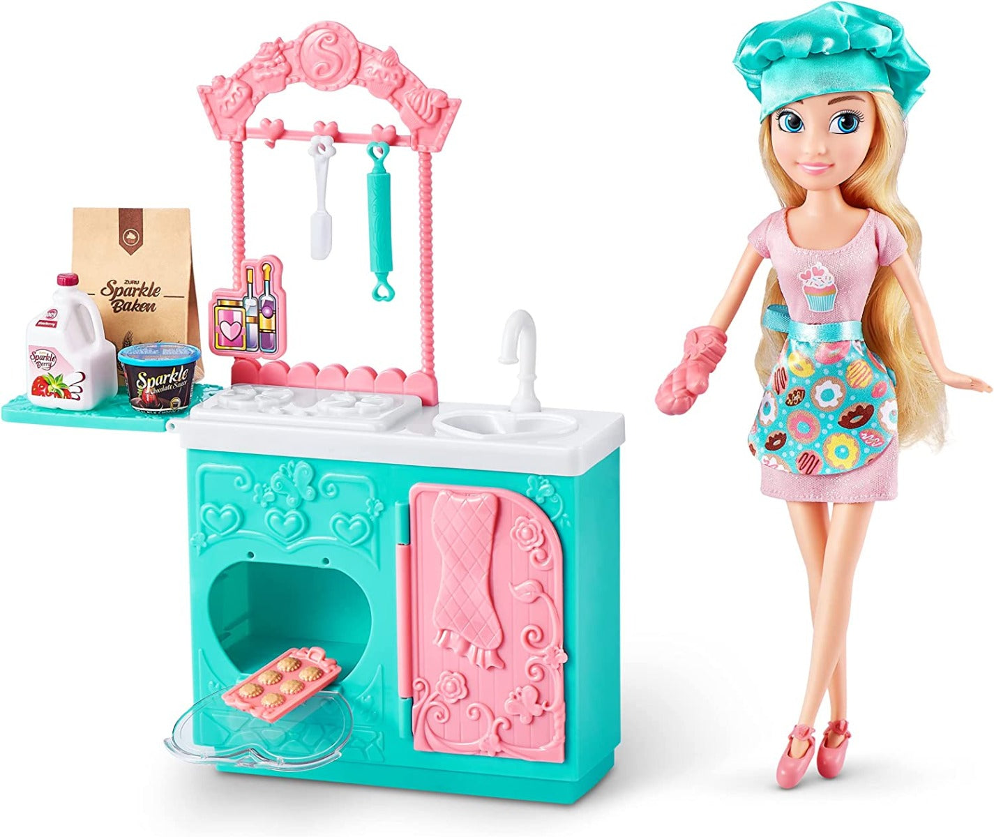 Buy Sparkle Girlz Dolls Playset Dolls Lifestyle 10.5inch Doll Bake Off | Yallatoys.com