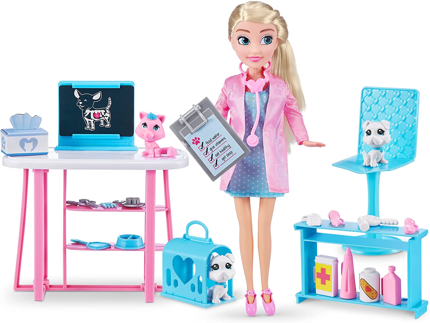 Buy Sparkle Girlz Playset 10.5inch Doll Pet Clinic | Yallatoys.com