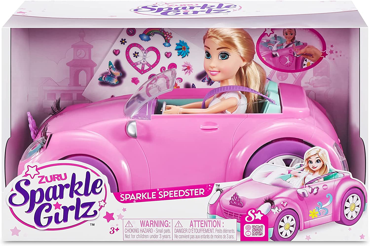 Buy Sparkle Girlz Sparkle Speedster 10.5inch Doll Playset with Car | Yallatoys.com