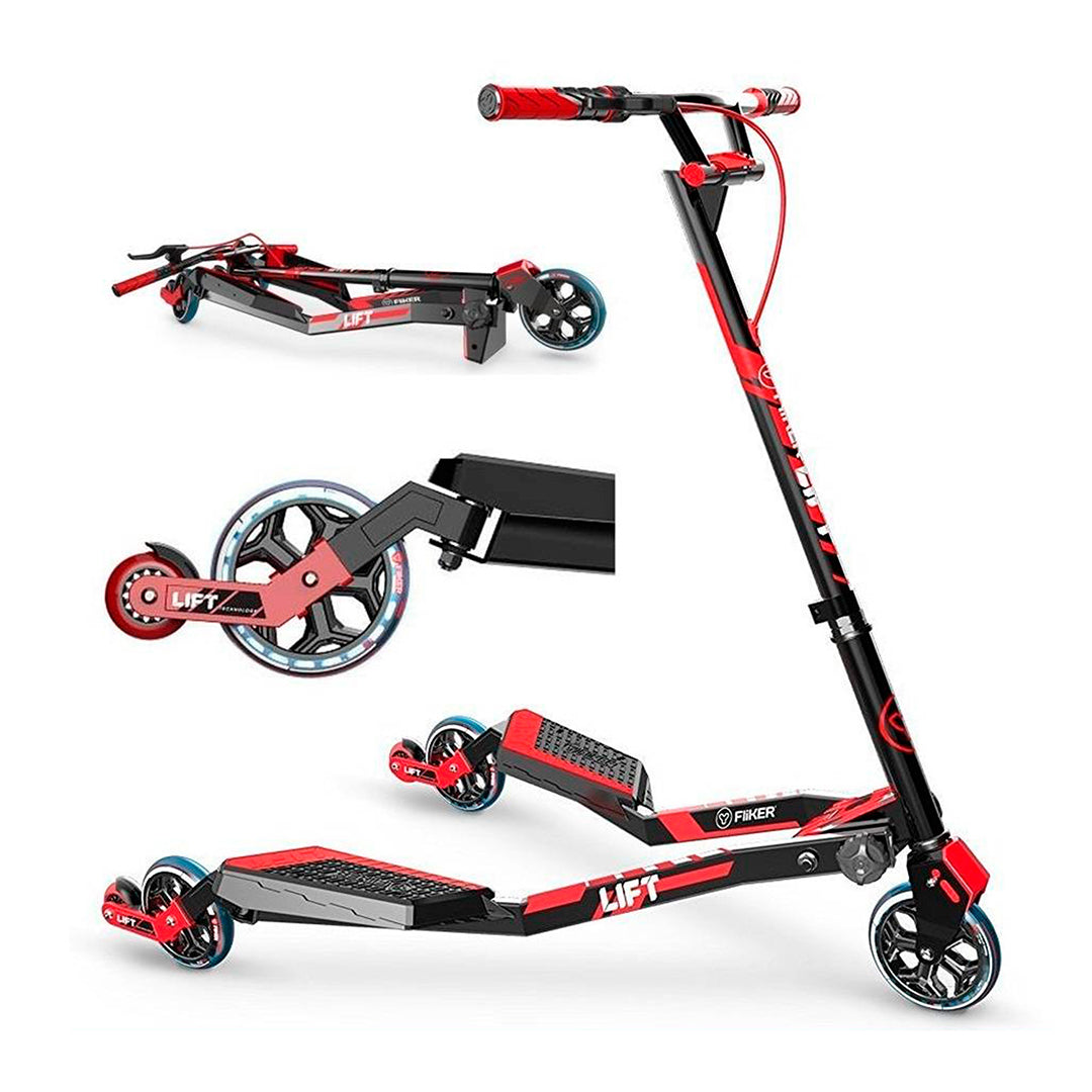 Buy Yvolution Y Fliker L3 Lift Black Red Scooter | Yallatoys.com
