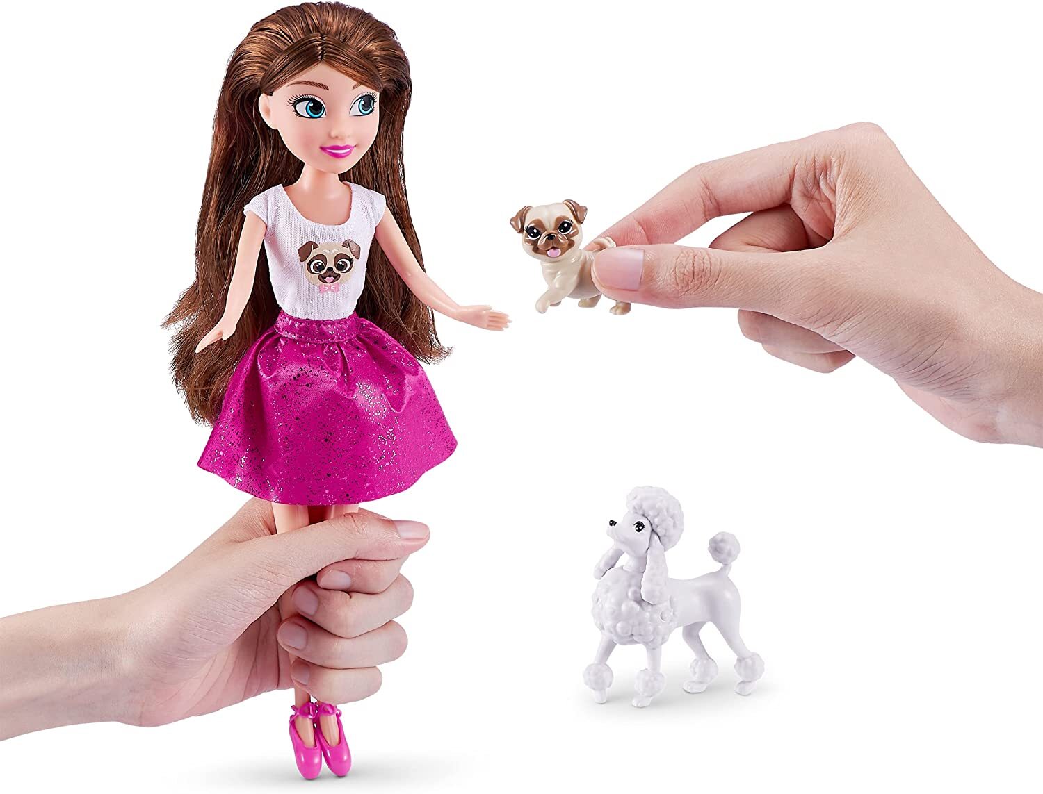 Buy Sparkle Girlz Fashion 10.5inch Doll Dog Walker | Yallatoys.com
