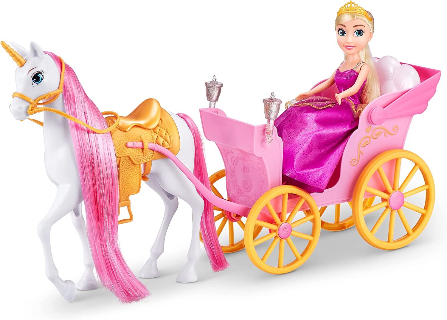 Buy Sparkle Girlz Princess 10.5inch Doll With Horse & Carriage Playset | Yallatoys.com
