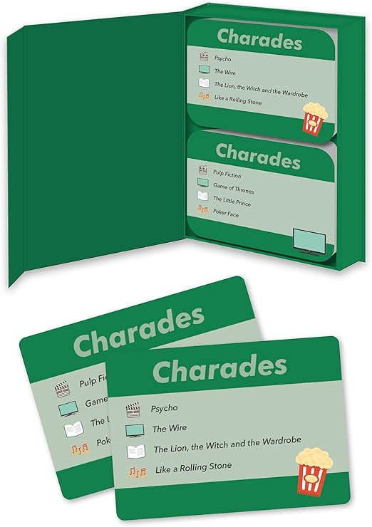 100 Piece Trivia Charades Set
