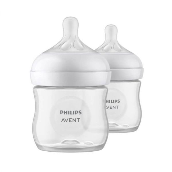 Philips Avent Natural 3.0 Feeding  Bottle 125ml Pack of 2 Philips Avent Yallatoys