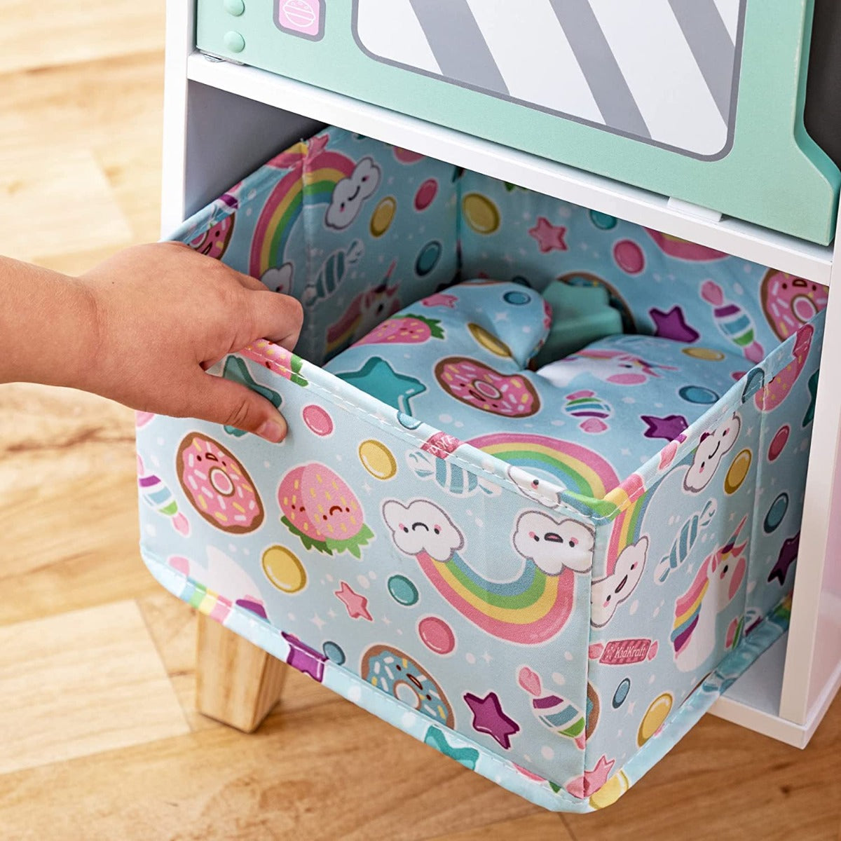 Buy KidKraft Lil Friends Play Kitchen with 14 Piece Accessory | Yallatoys.com