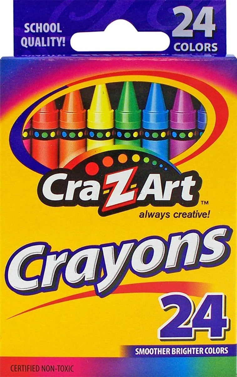 Buy Cra Z Art 24piece Crayons Peggable Box | Yallatoys.com
