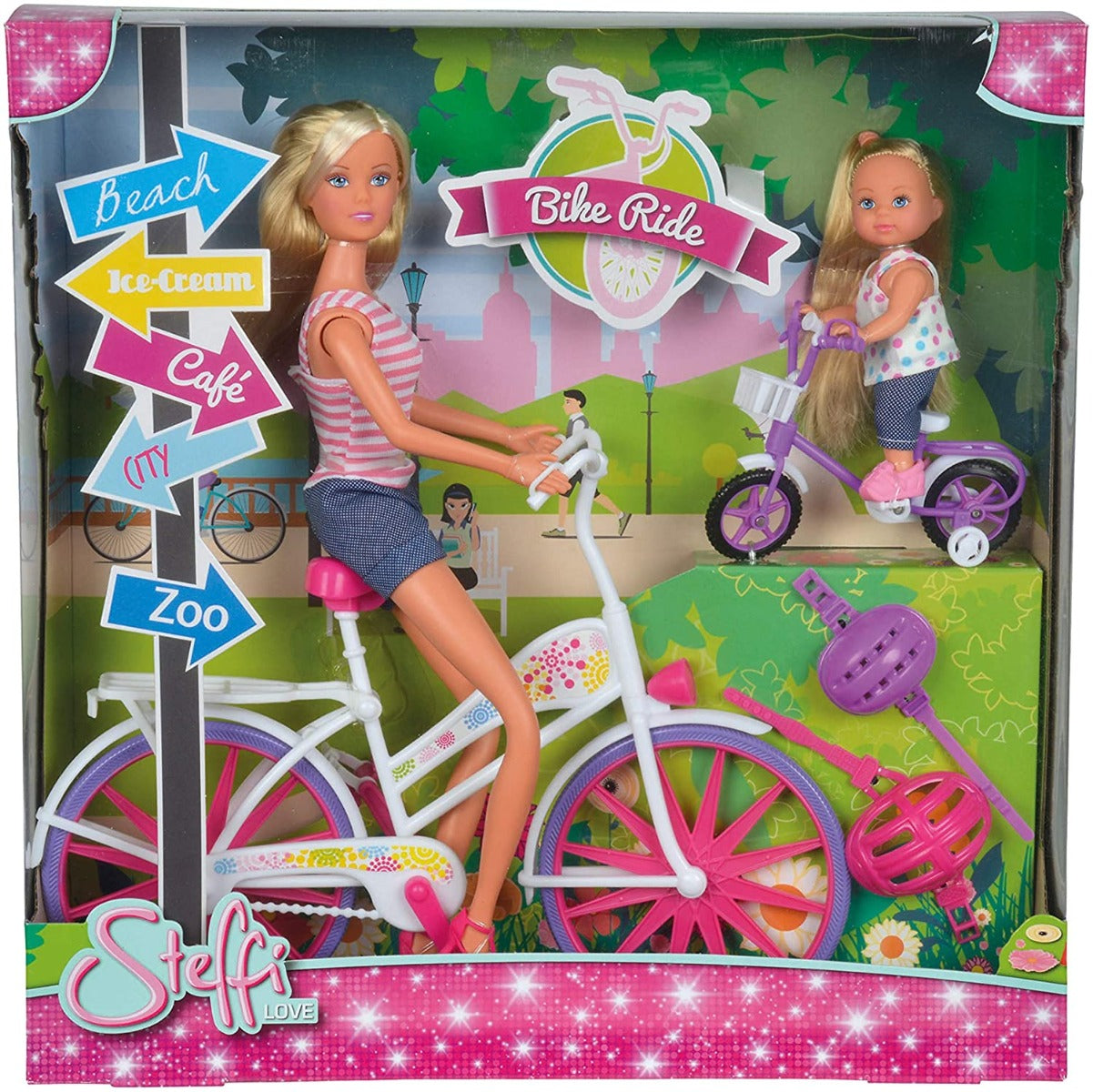 Buy Steffi Love Bicycle Playset Multi Colour | Yallatoys.com