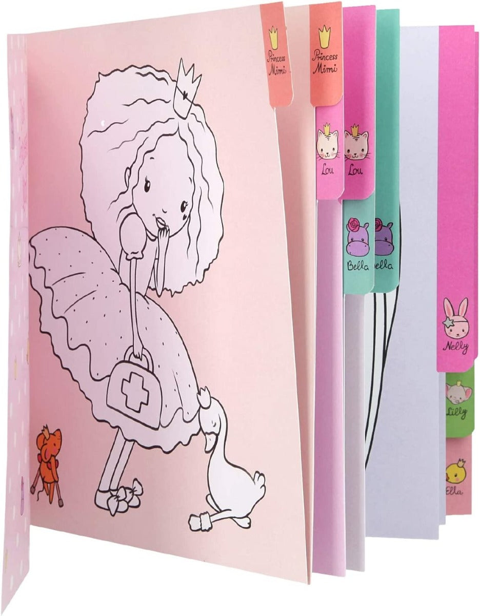 Buy Top Model Princess Mimi And Friends Colouring Book | Yallatoys.com