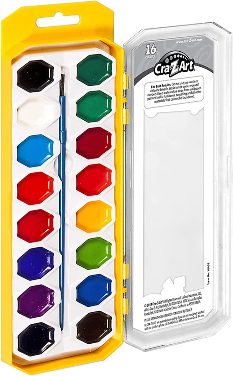 Buy Cra Z Art 16 Washable Watercolors Paint | Yallatoys.com