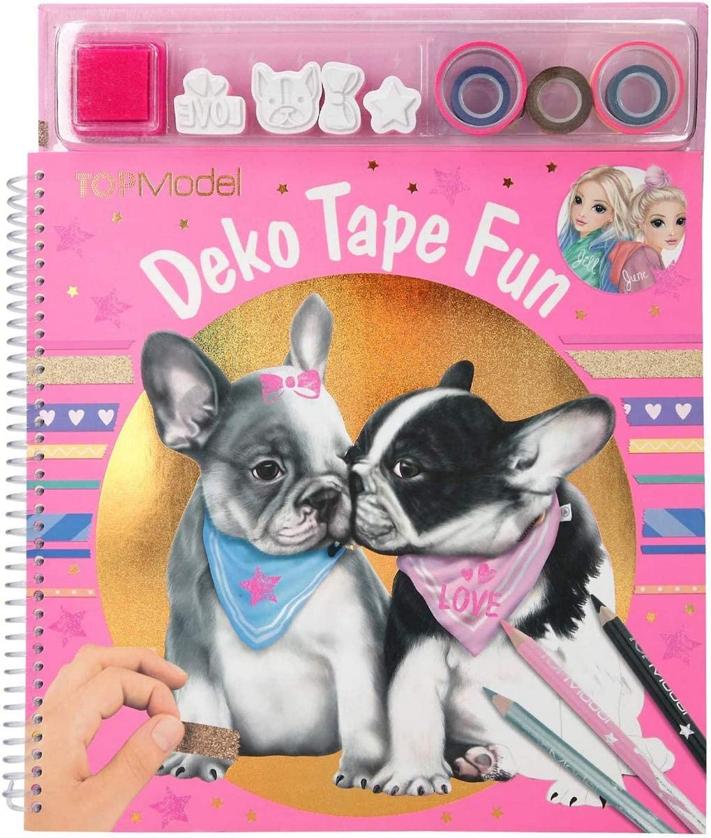 Buy Top Model Colouring Book Decorative Tape Fun with Masking Tapes | Yallatoys.com