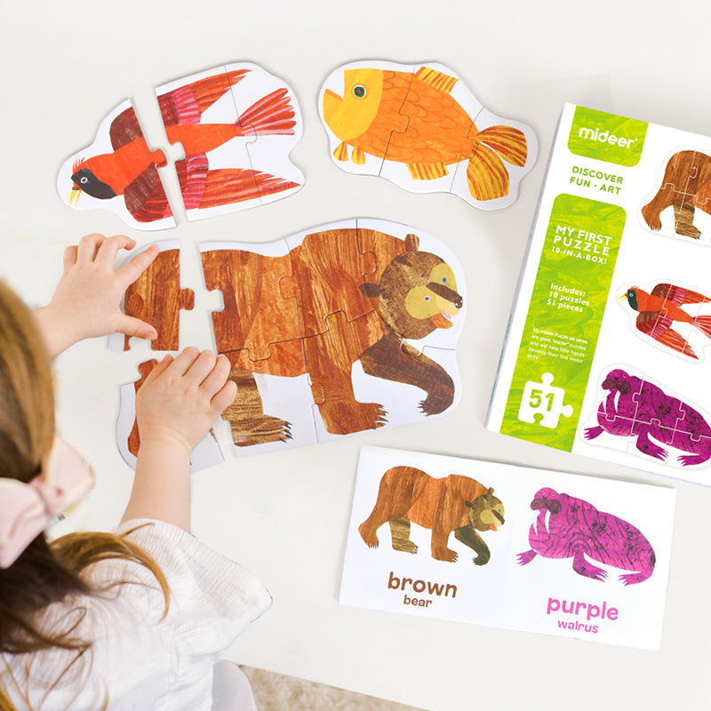 10 Animal Jigsaw Puzzle Set