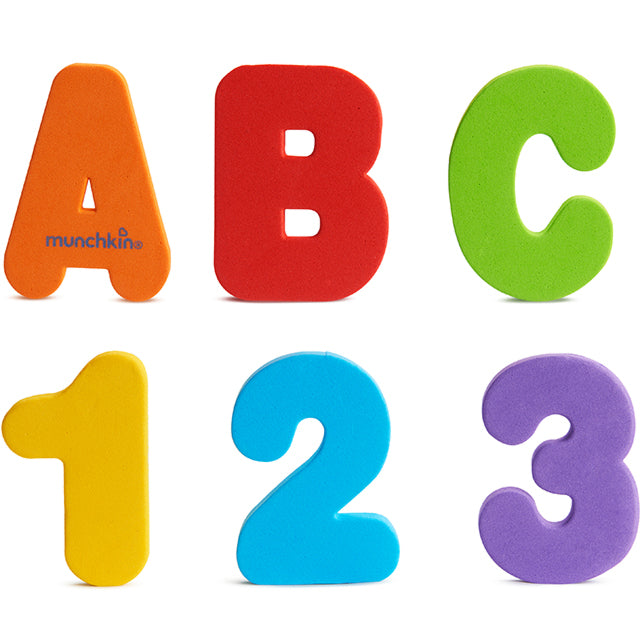 Munchkin - Learn Bath Letters&Numbers-Brights Munchkin Yallatoys
