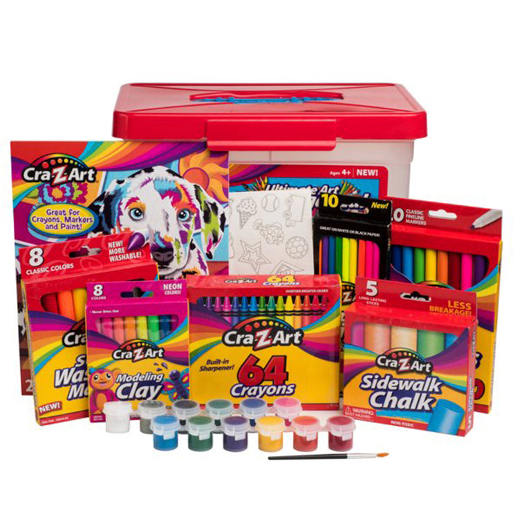 Buy Cra-Z-Art Ultimate Art Extravaganza Activity Set 135+ pieces | Yallatoys.com