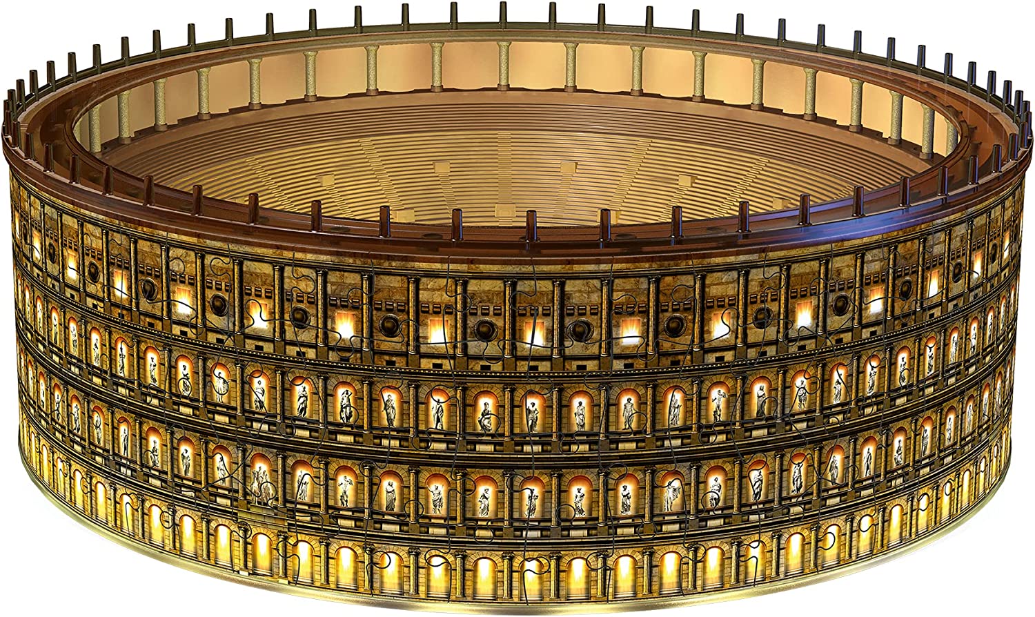 Buy Ravensburger Colosseum in Rome at Night 216pcs 3D Puzzle | Yallatoys.com