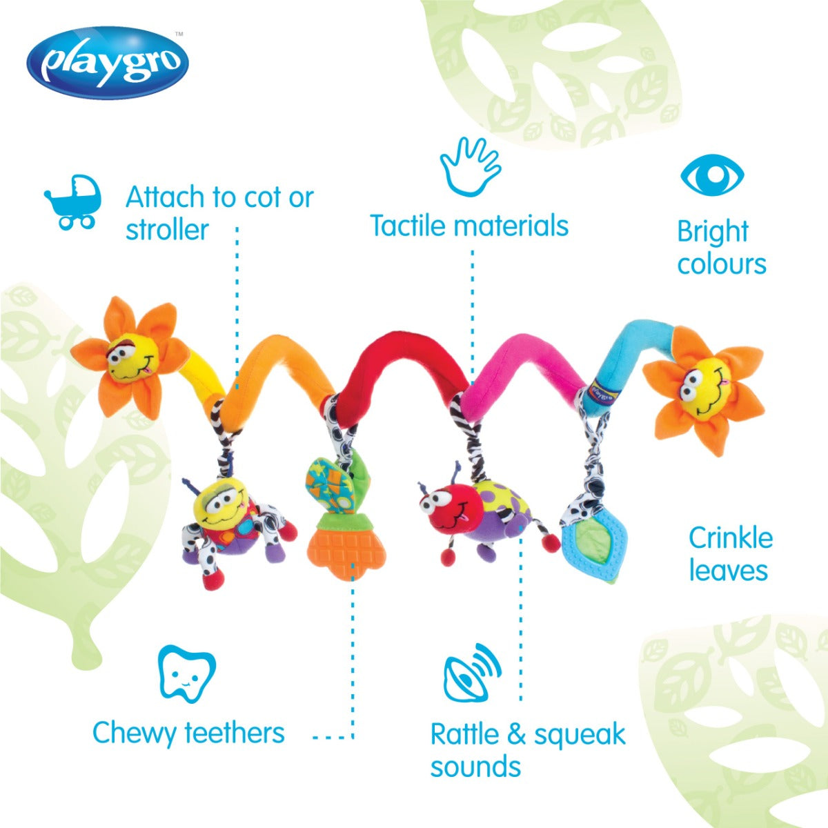 Playgro Amazing Garden Twirly Whirly Playgro Yallatoys