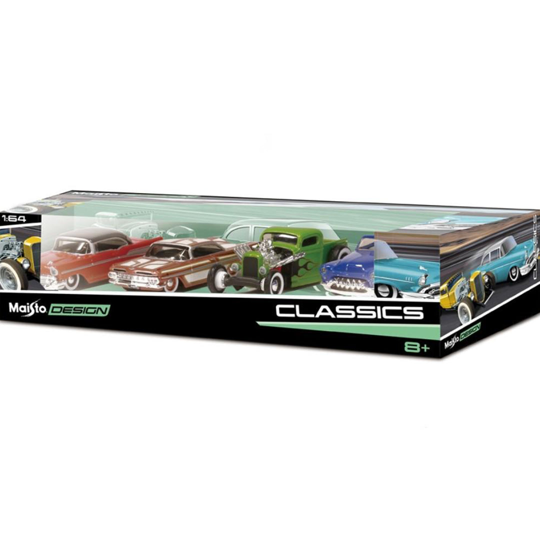 Buy Maisto Classic Designed Themed Cars 4 Pieces Pack (Sold Separately Subject To Availability) | Yallatoys.com
