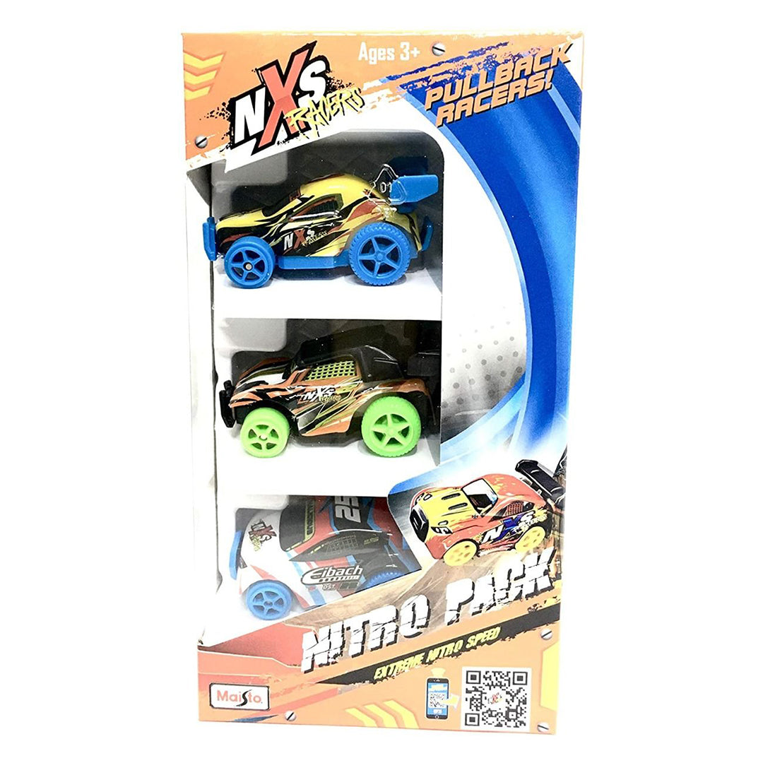 Buy Maisto Nxs Racers Pullback Nitro Pack (Sold Separately Subject To Availability) | Yallatoys.com