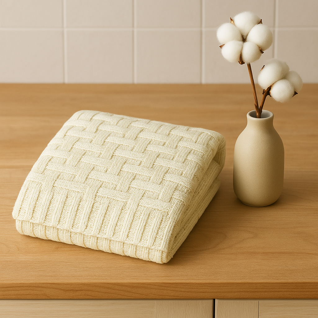 Kinder Valley Bamboo Weave Cotton knitted Blanket Kinder Valley Yallatoys