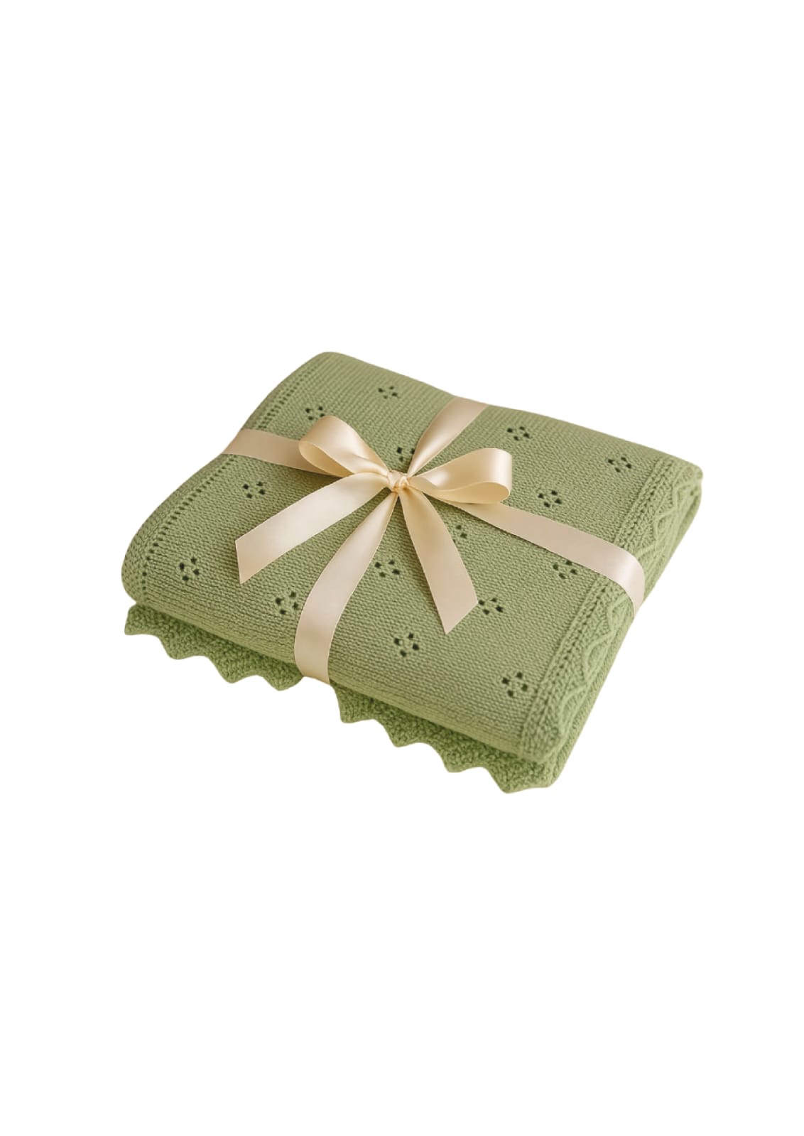 Kinder Valley Sage Bloom Cotton Knitted Blanket Kinder Valley Yallatoys
