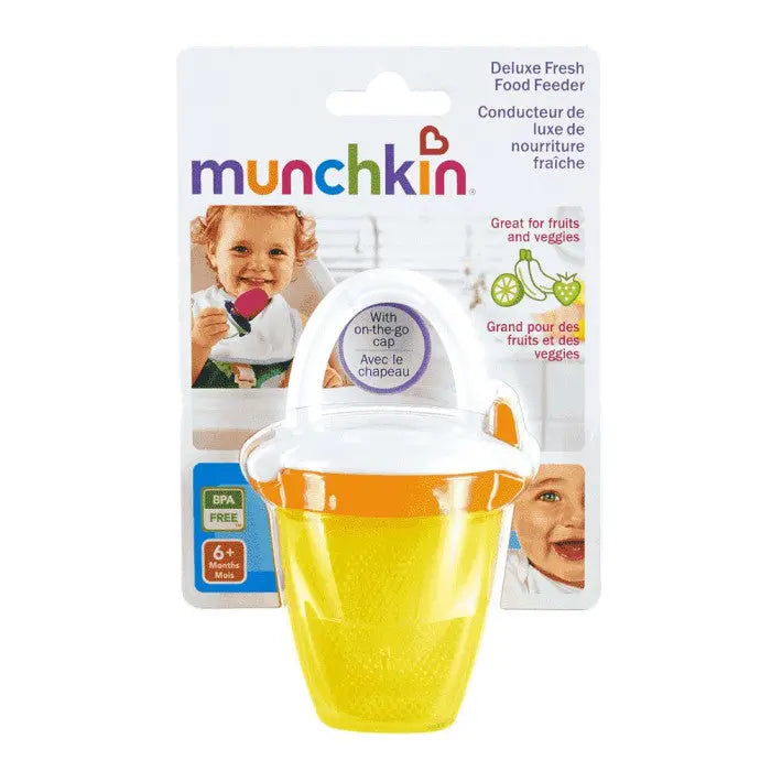 Munchkin Deluxe Fresh Food Feeder Yellow & Orange Munchkin Yallatoys