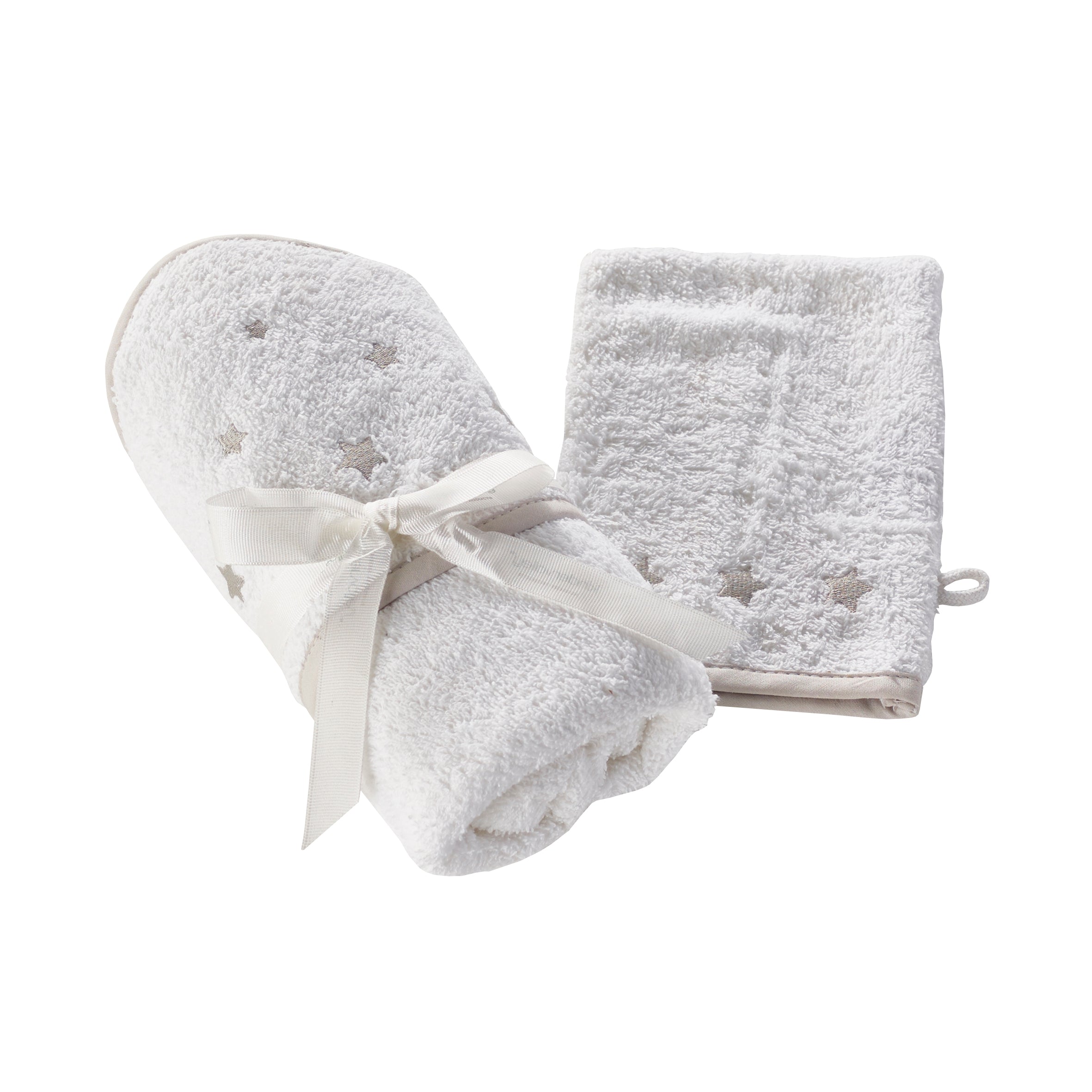 Kinder Valley Stars Print Hooded Towel and Wash Mitt Kinder Valley Yallatoys