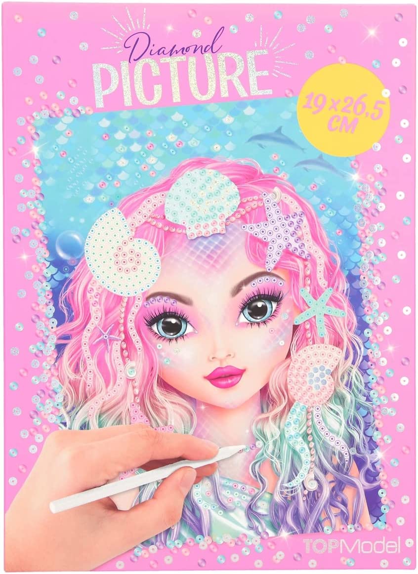 Buy Top Model Create Your Diamond Mermaid Picture Template | Yallatoys.com