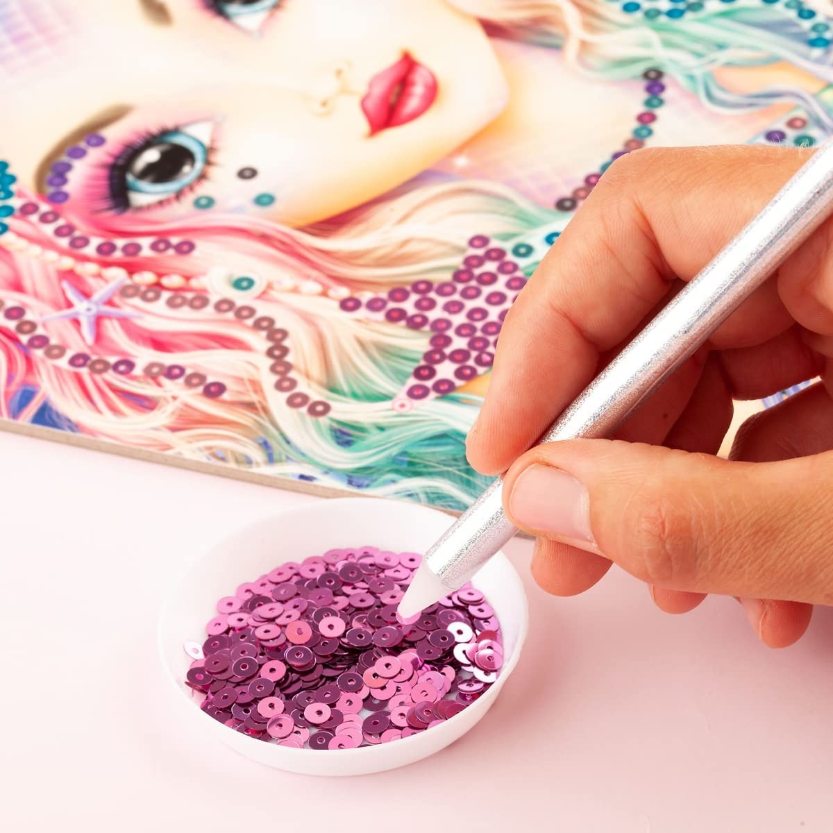 Buy Top Model Create Your Diamond Mermaid Picture Template | Yallatoys.com