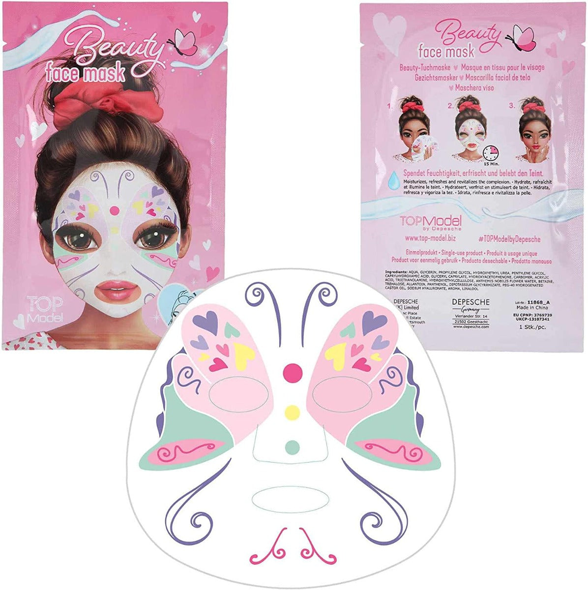 Buy Top Model Beauty Face Mask Beauty Girl (Sold Separately Subject to Availability) | Yallatoys.com