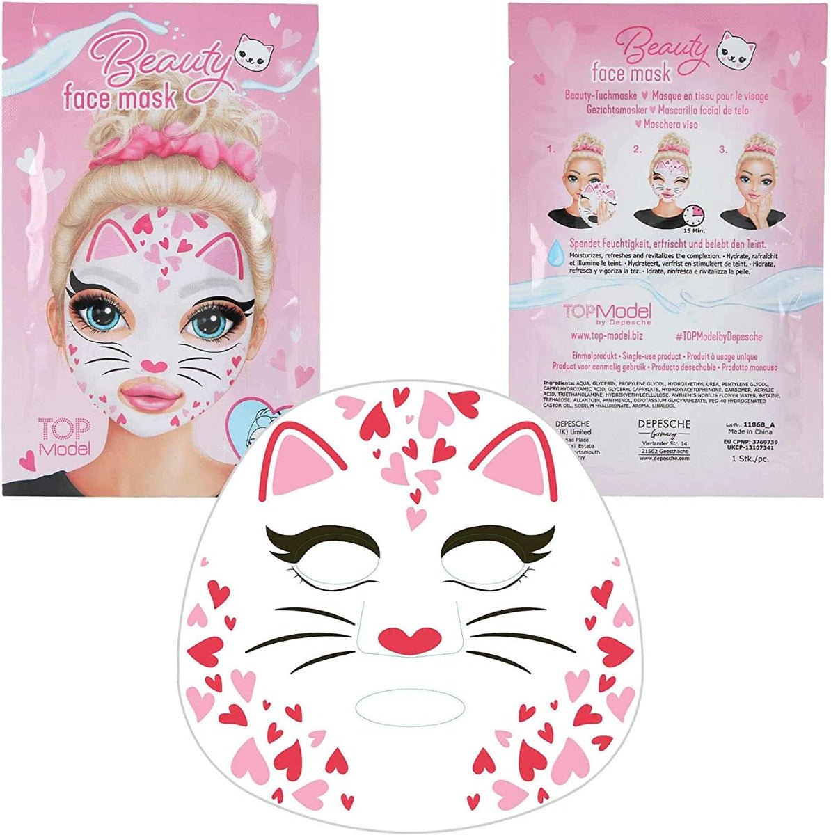 Buy Top Model Beauty Face Mask Beauty Girl (Sold Separately Subject to Availability) | Yallatoys.com