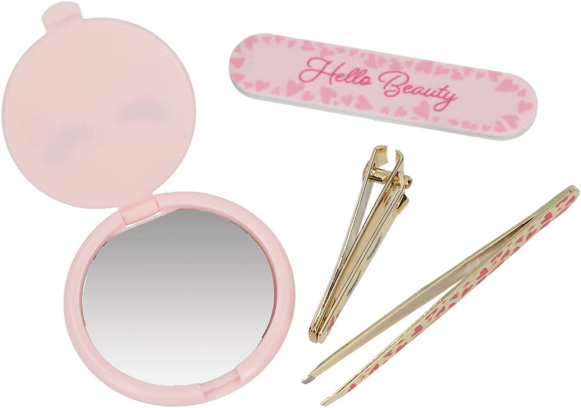 Buy Top Model Beauty Girl Manicure Set Packed in a Box with Heart Pattern and Sleeping Eyes | Yallatoys.com