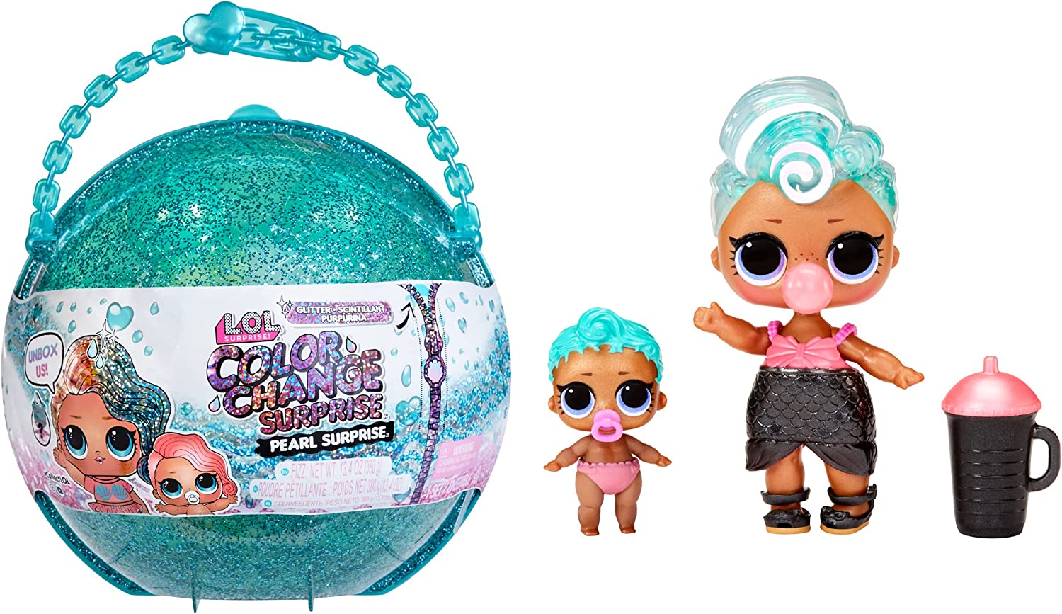 Buy LOL Surprise Glitter Colour Change Pearl Doll with 6 Surprises | Yallatoys.com