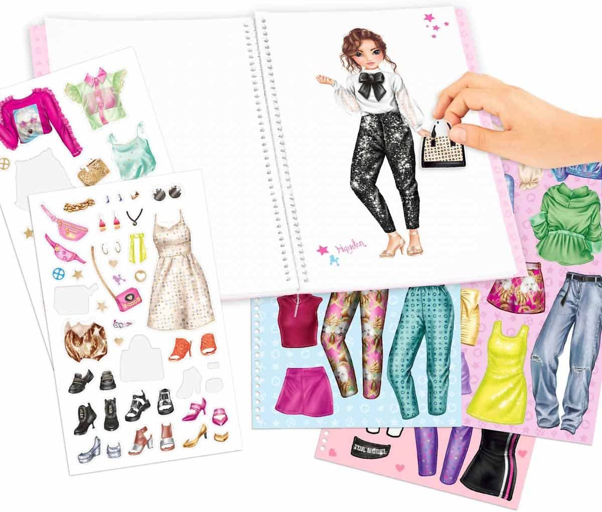 Buy Top Model Dress Me Up Bling Bling Sticker Book | Yallatoys.com