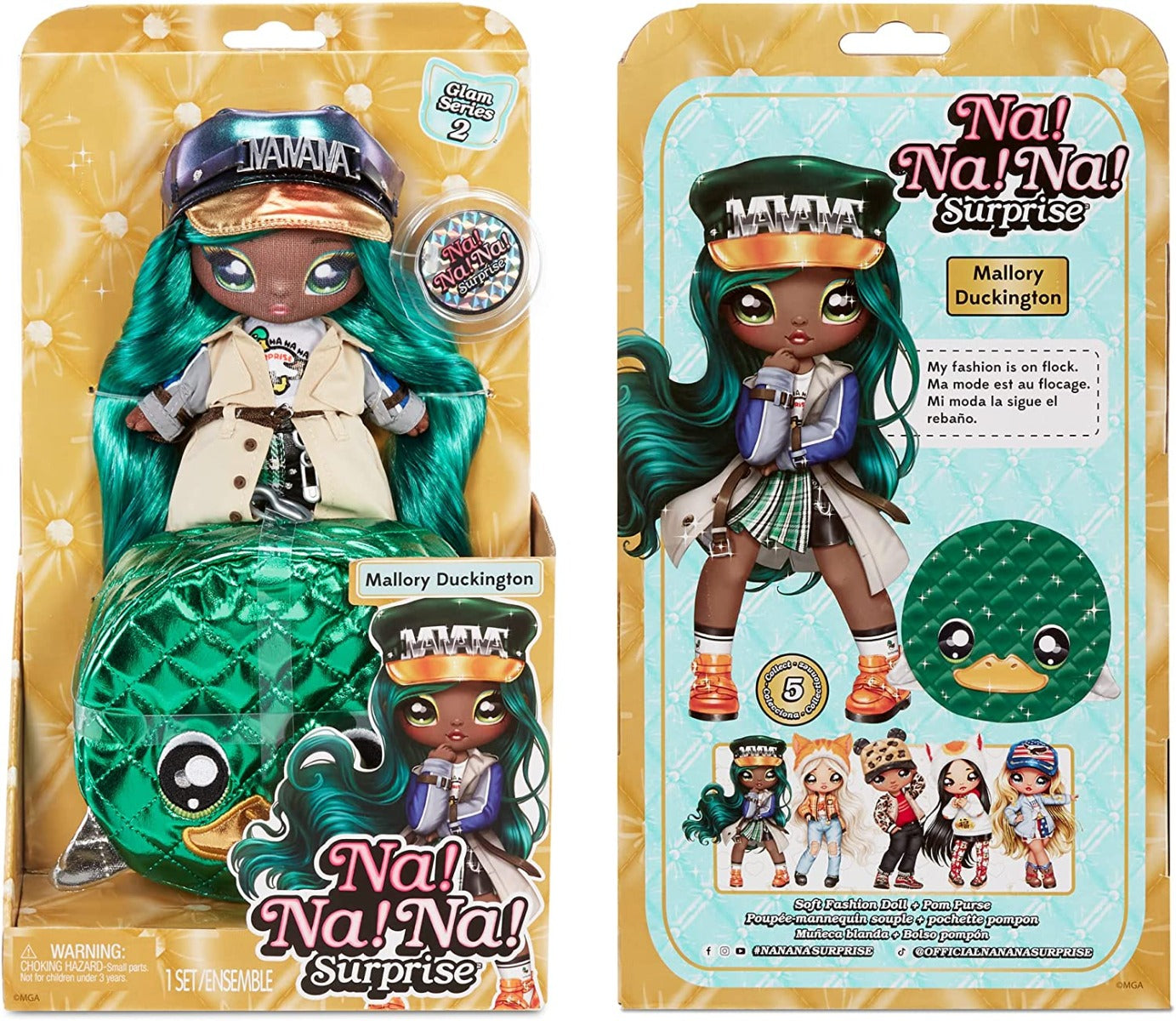 Buy Na Na Na Surprise Glam Series 2 Mallory Duckington Fashion Doll | Yallatoys.com