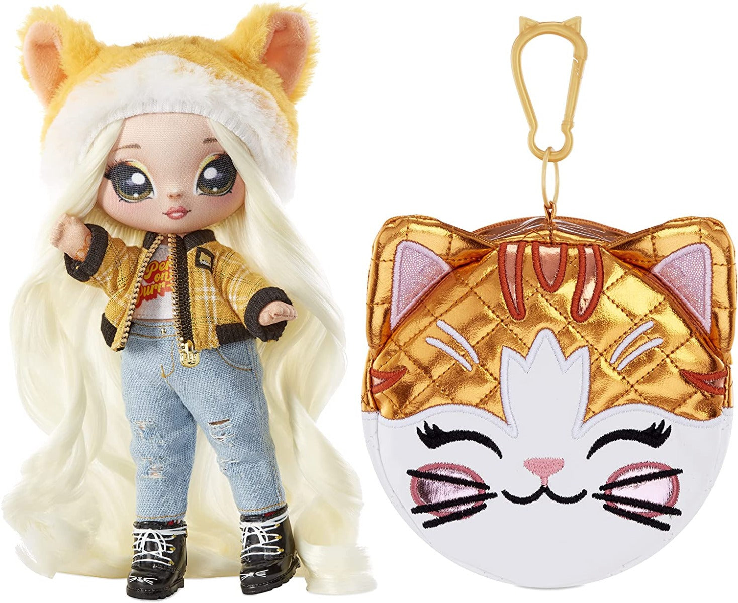 Buy Na Na Na Surprise Glam Series 2 Tabitha Nekota Tabby Cat Fashion Doll | Yallatoys.com