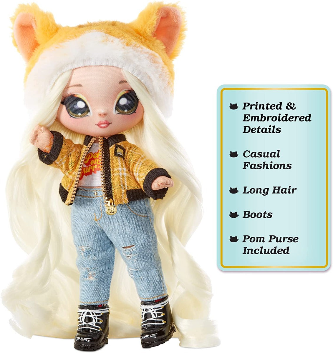 Buy Na Na Na Surprise Glam Series 2 Tabitha Nekota Tabby Cat Fashion Doll | Yallatoys.com