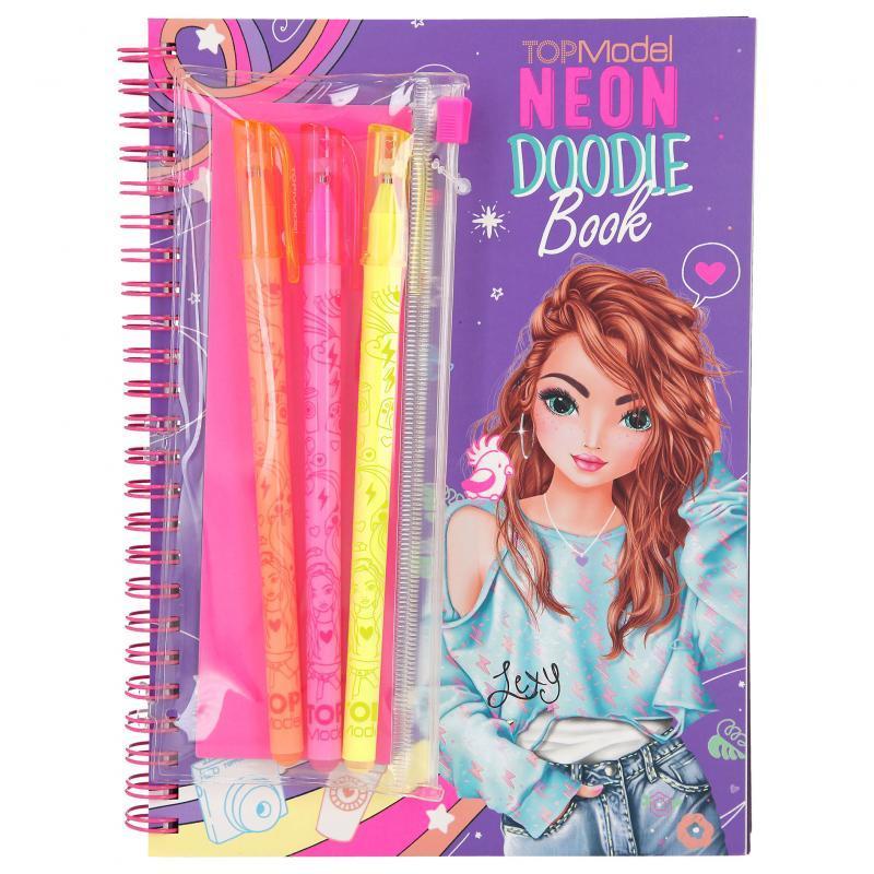 Buy Top Model Neon Doodle Book With  Neon Pen Set | Yallatoys.com