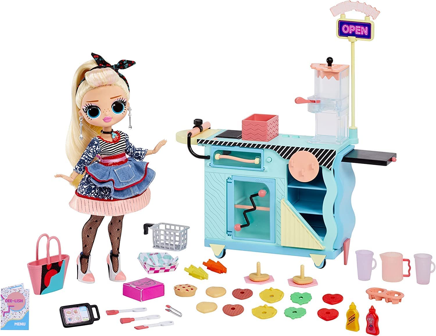 Buy LOL Surprise OMG to Go Diner Playset with 45+ Surprises Miss Sundae Exclusive Fashion Doll | Yallatoys.com