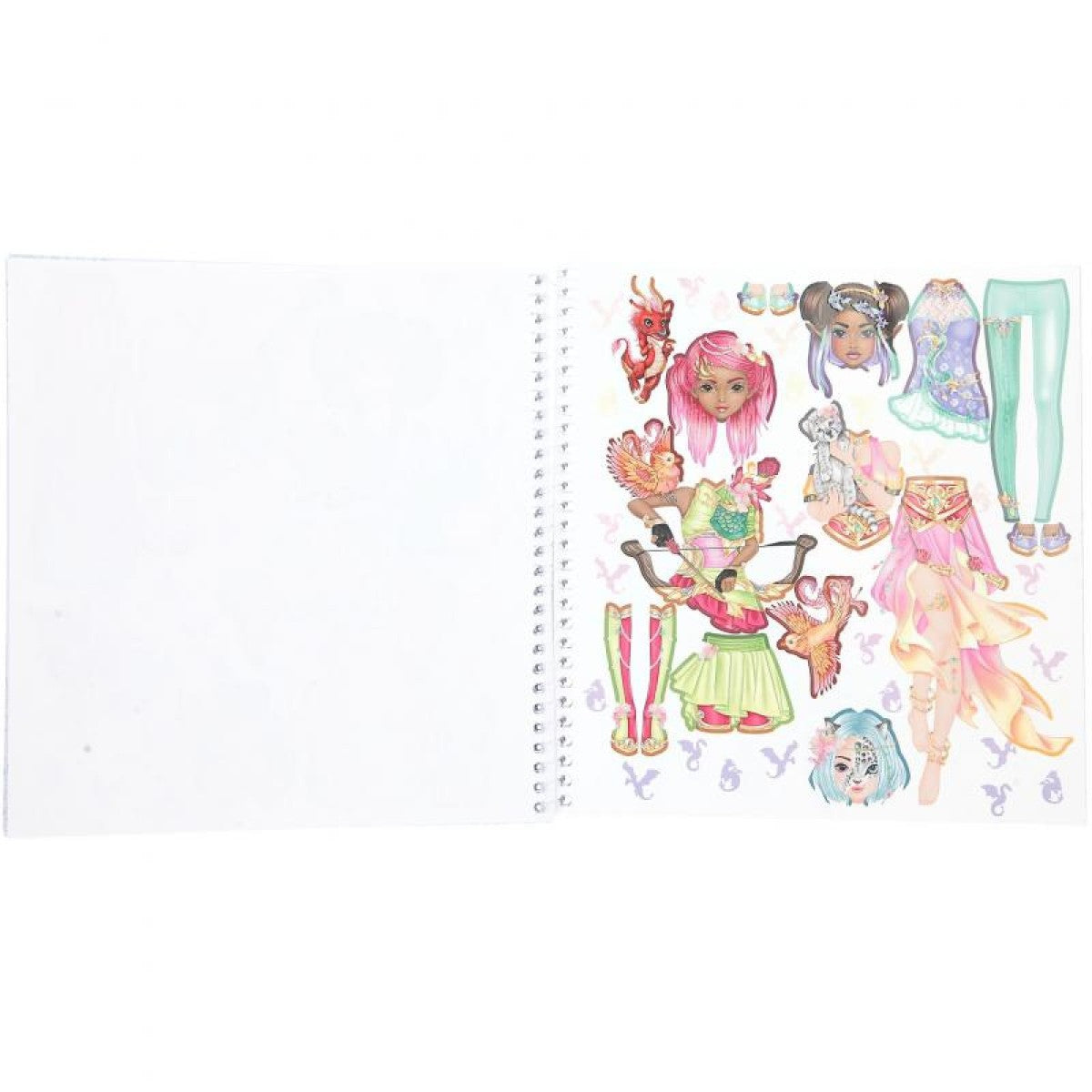 Buy Top Model Dress Me Up Fantasy Book | Yallatoys.com