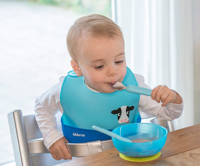 Kidsme Easy Clean Bib Aquamarine Kidsme Yallatoys