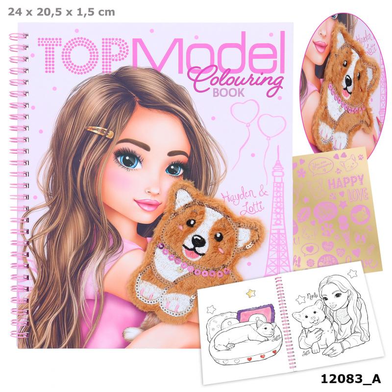 Buy Top Model Colouring Book Corgi with 20 Double Printed Pages | Yallatoys.com