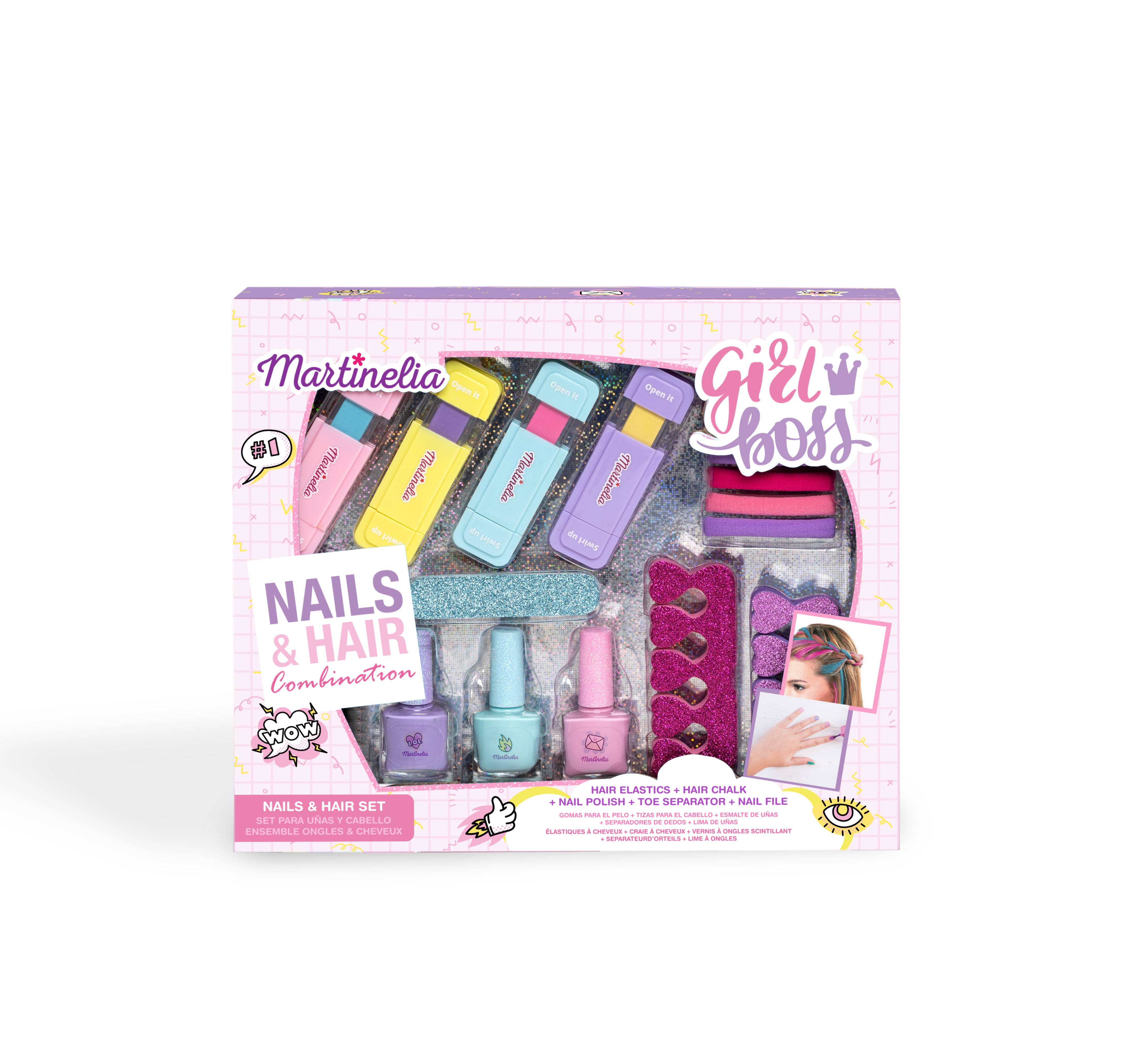 Martinelia Super Girl Hair and Nails Set Martinelia Yallatoys