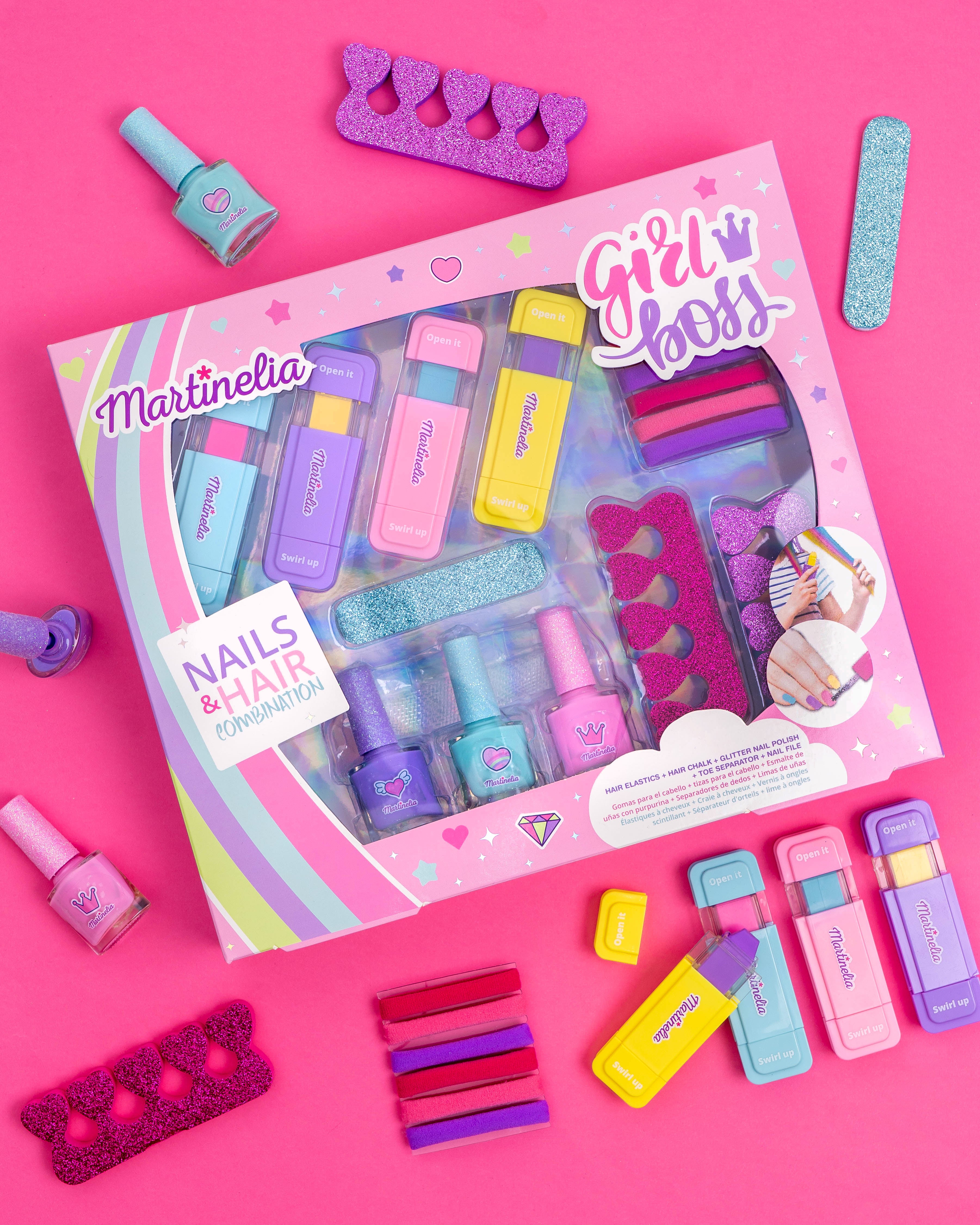 Martinelia Super Girl Hair and Nails Set Martinelia Yallatoys