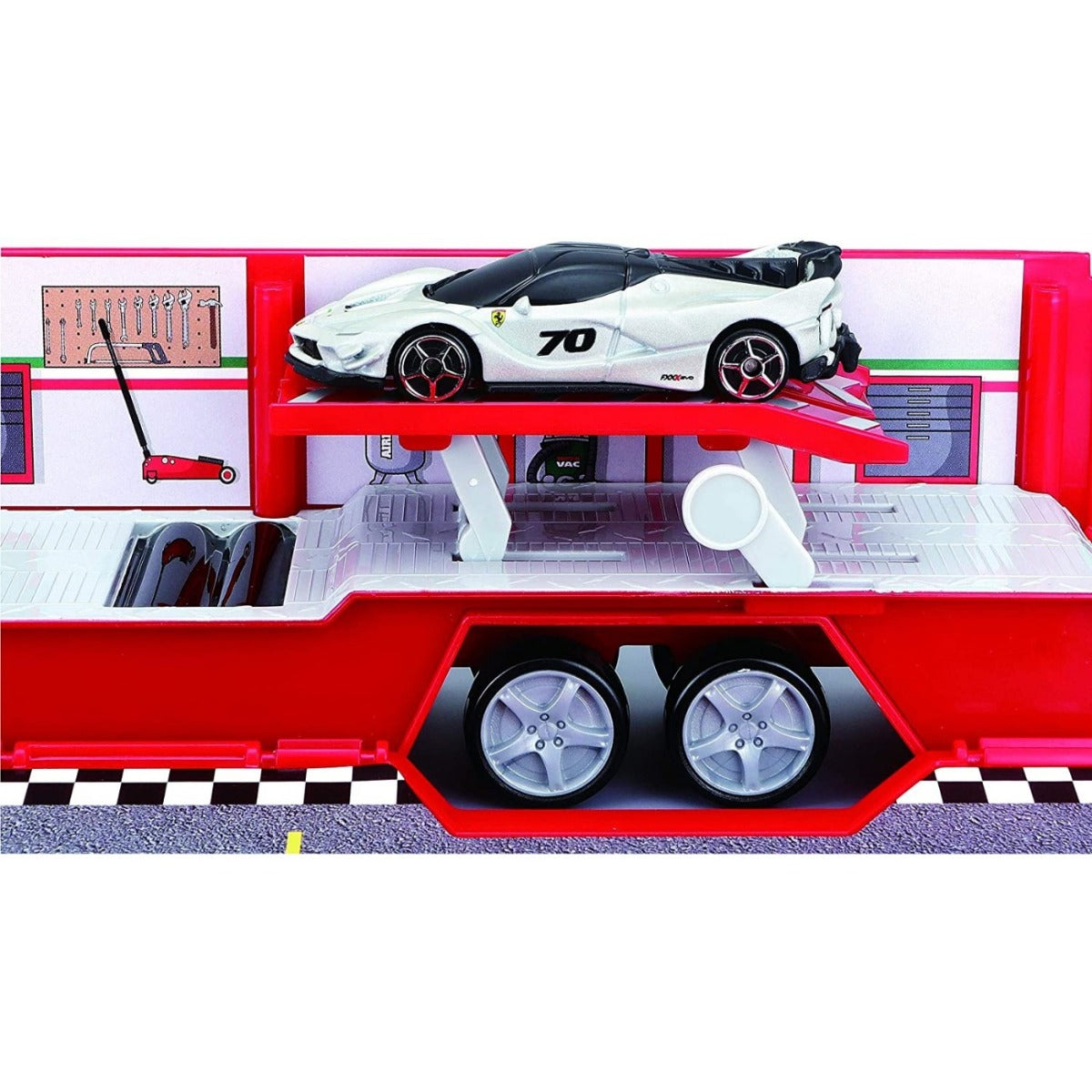 Buy Maisto Fresh Metal Ferrari Evolution Hauler With 2 Cars | Yallatoys.com