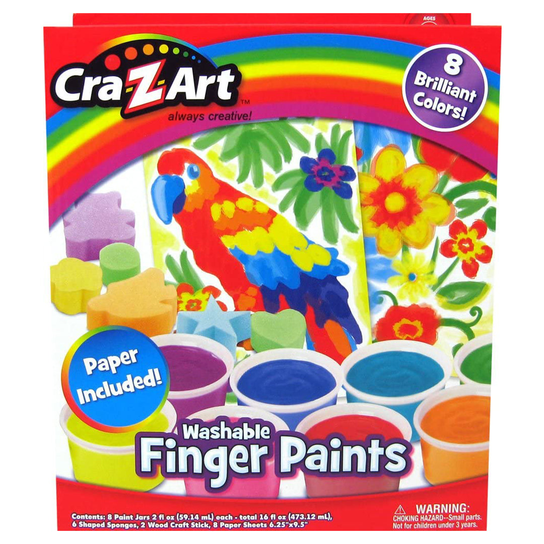 Buy Cra Z Art Finger Paint Set 8 Washable Paints | Yallatoys.com