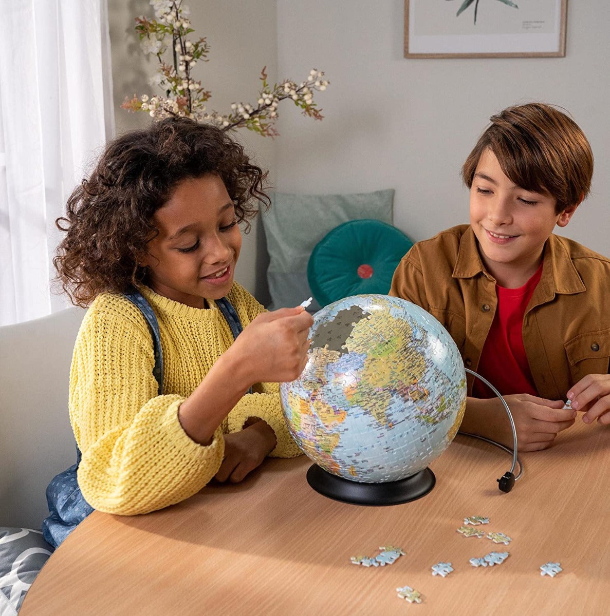 Buy Ravensburger World Globe V Stand 540pcs 3D Jigsaw Puzzle | Yallatoys.com