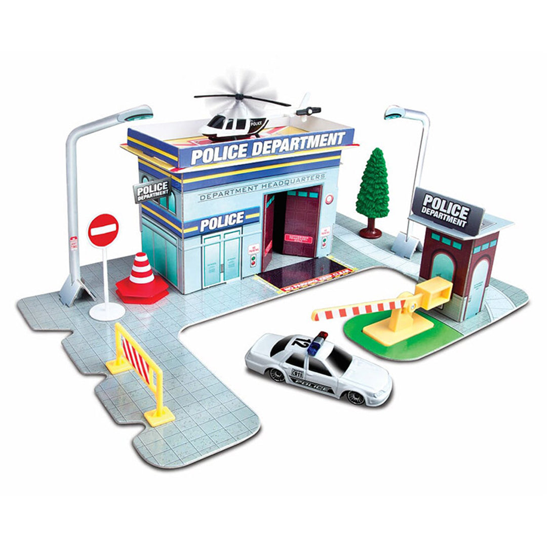 Buy Maisto Fresh Metal Build N Play Police Department | Yallatoys.com