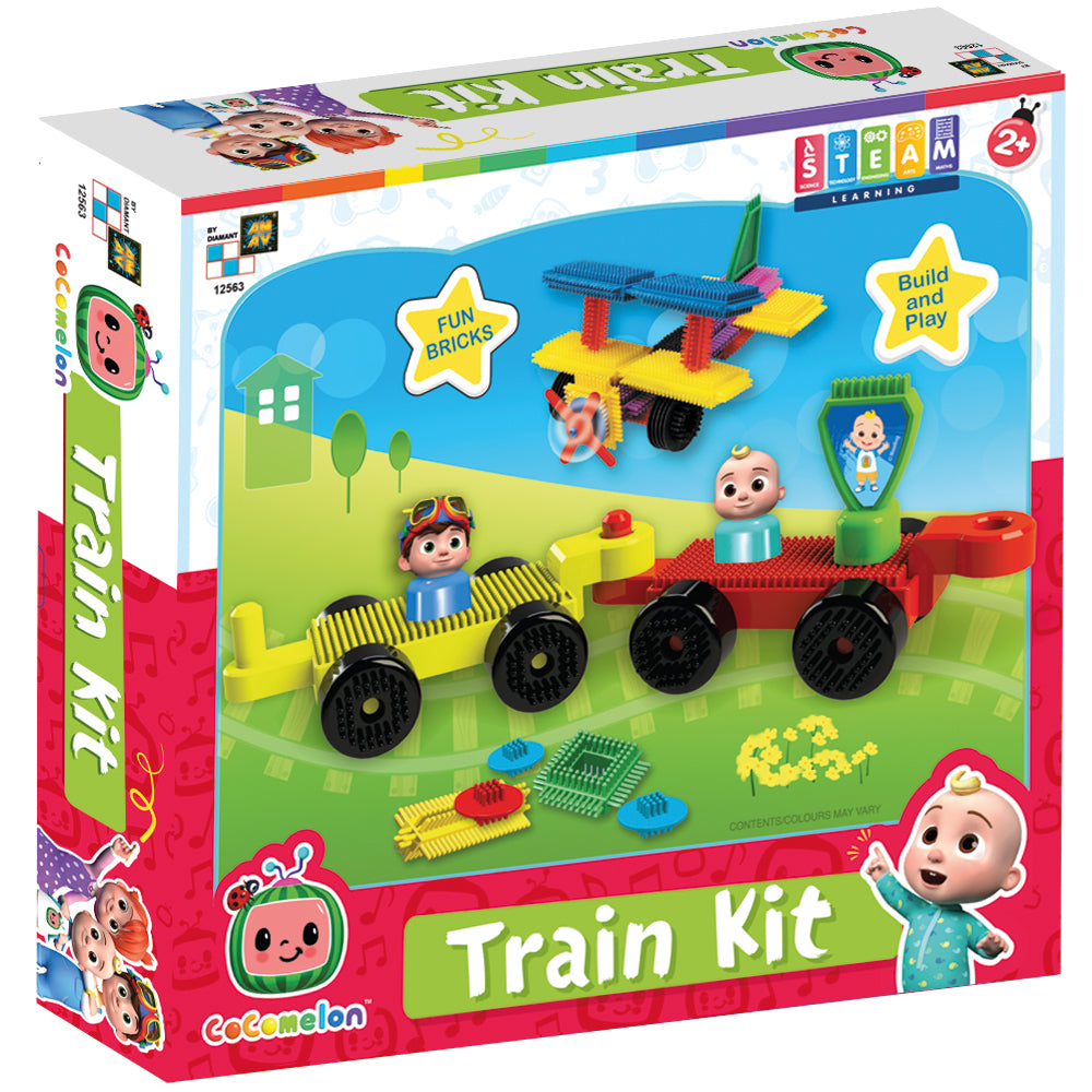 Buy Cocomelon Train Kit Building Blocks | Yallatoys.com